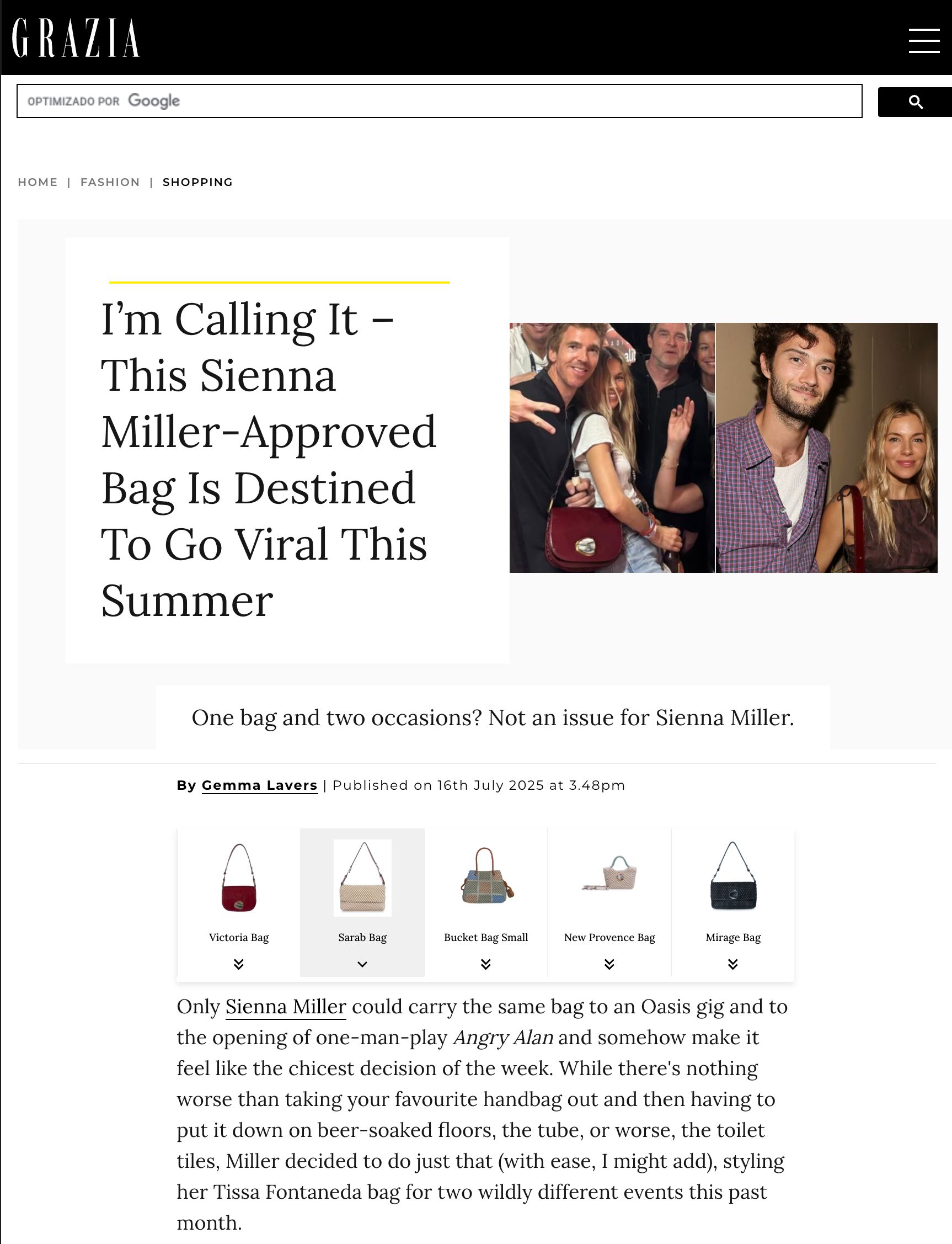 Grazia - I’m Calling It – This Sienna Miller