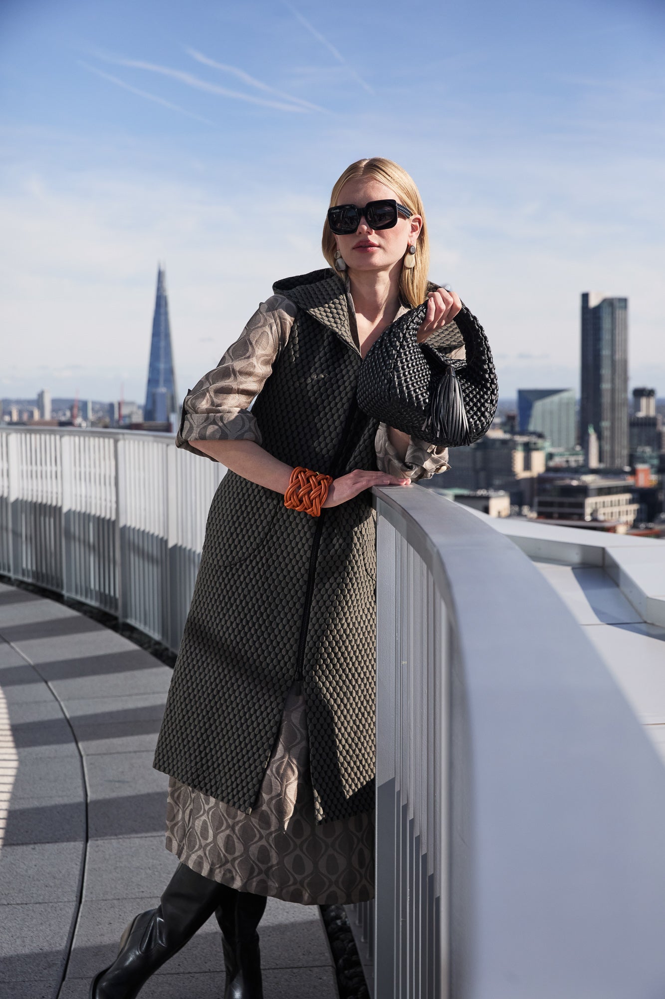 MAJORELLE HOODED VEST