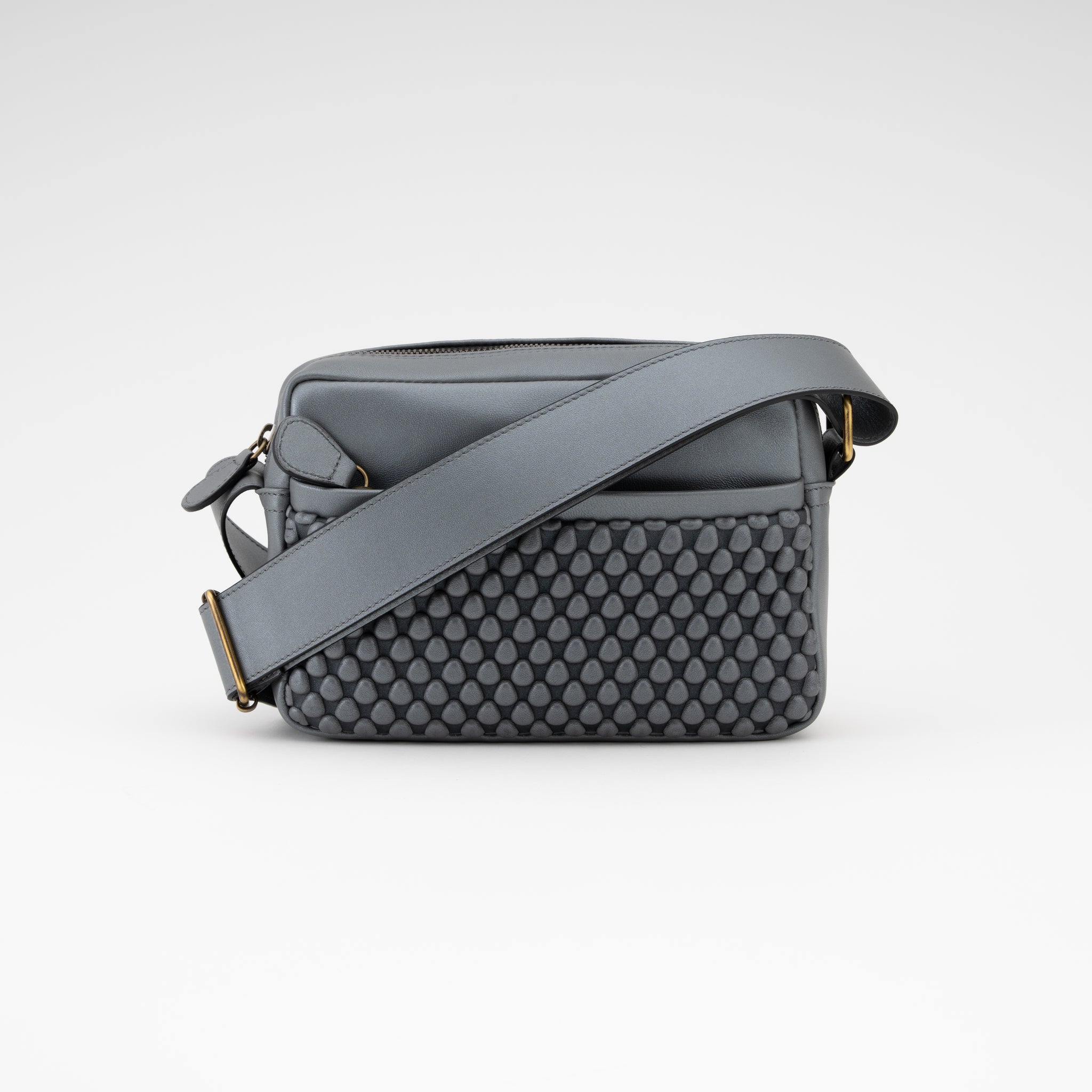 TISSA FONTANEDA ハンドバッグ グレー Tissa Fontaneda´s luxury nappa bubble handbags from Madrid